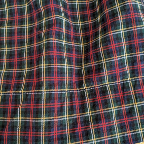 ⭐ J. Crew Plaid Peasant Popover Blouse size Small - Picture 9 of 16